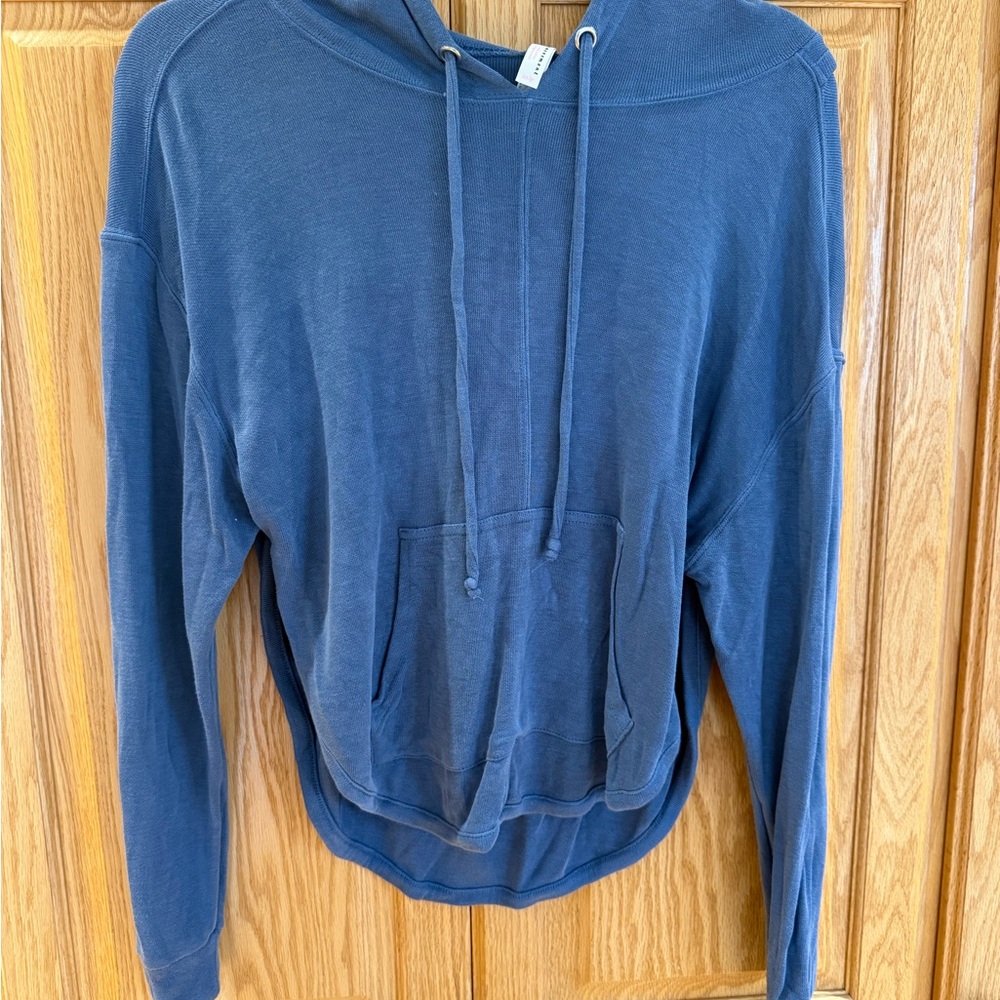 FP Movement by Free People Blue Oversized Long Sleeve Hoodie